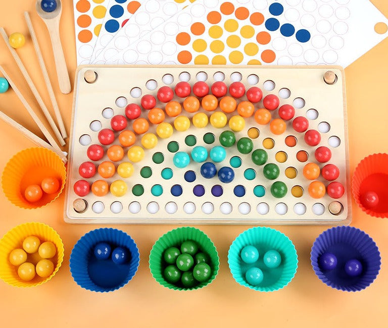Brightboard | Educatief Spelen Met Kleuren - Montessori Houten Speelgoed