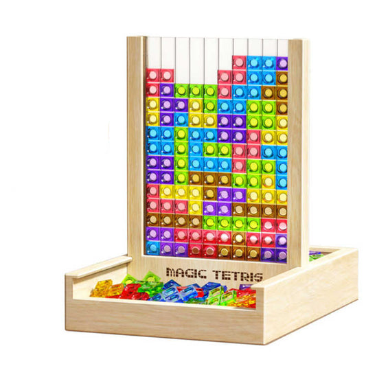 Tetralogic | Creatief Puzzelen - Houten Tetris
