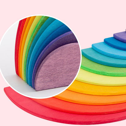 Colorwave | Kleurrijke Bogen En Bouwwerken - Educatief Houten Speelgoed