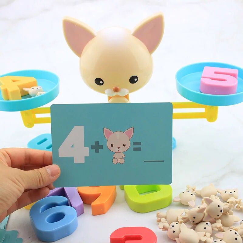 Balancemath | Spelenderwijs Wegen En Rekenen - Montessori Reken Weegschaal