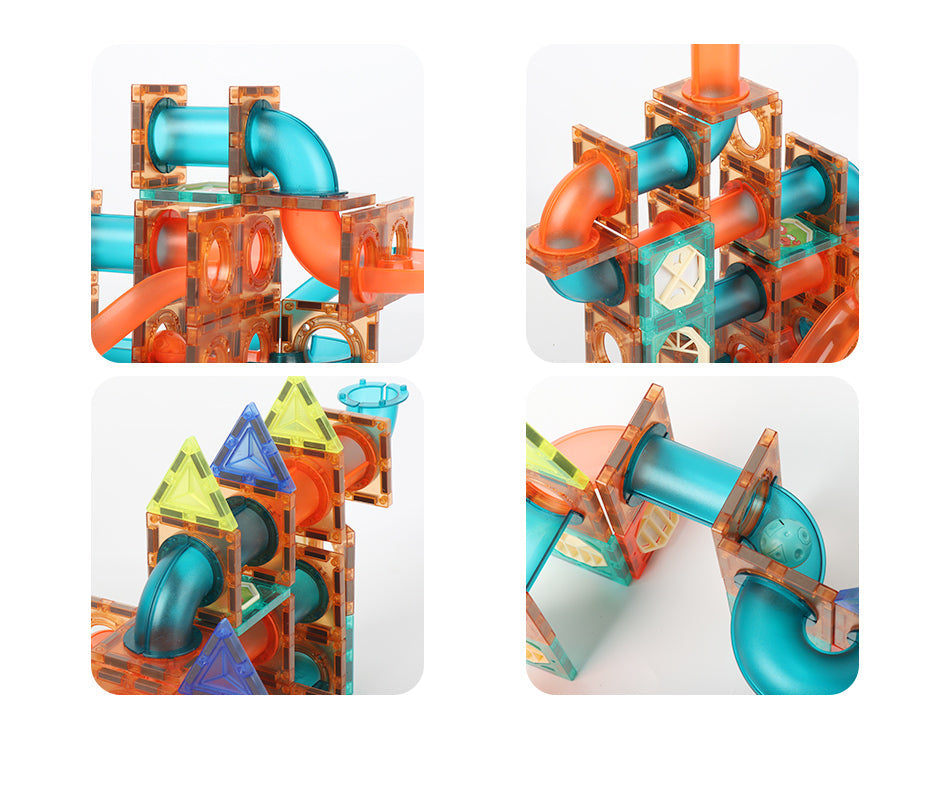 Magneticmarblemaze | Slim Bouwen Met Magneten - Magnetische Bouwset