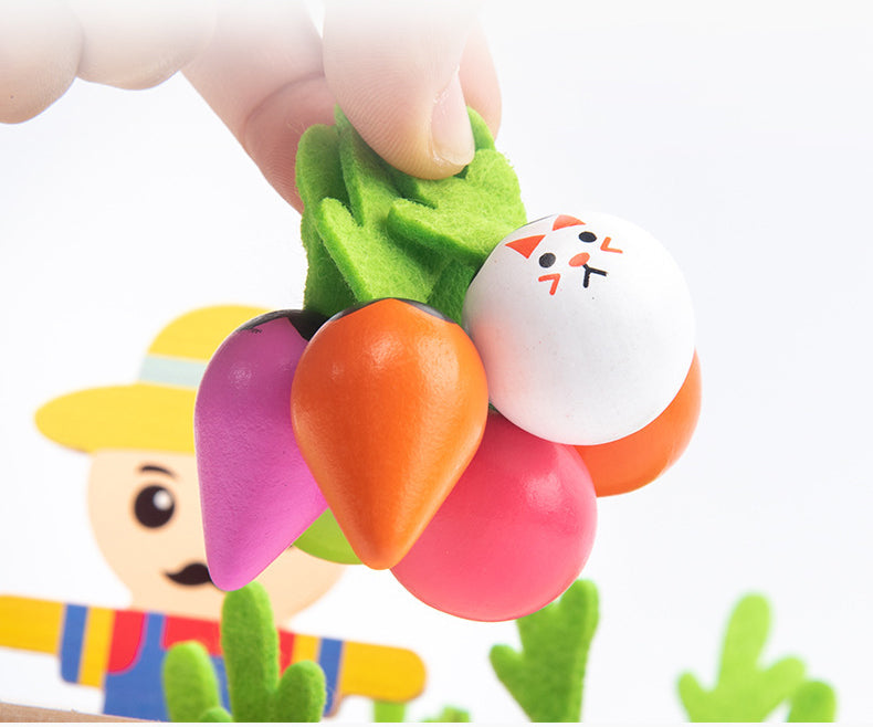 Farmfun | Spelend Leren Over Groenten - Houten Moestuin