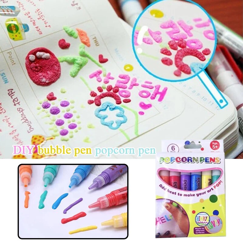 Puffipen | Breng Je Tekening Tot Leven - 3D Puffy Pennen