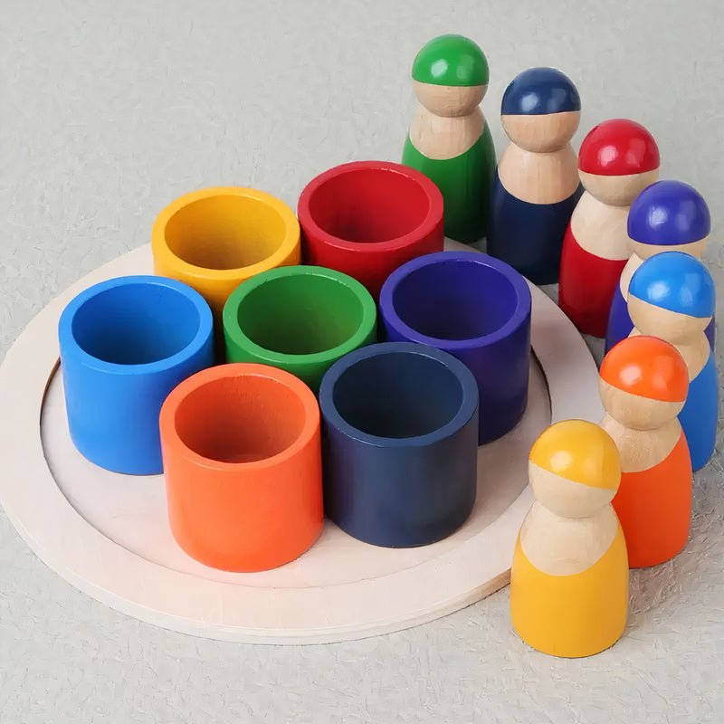 Stackjoy | Creatief Leren En Bouwen - Houten Stapelspel