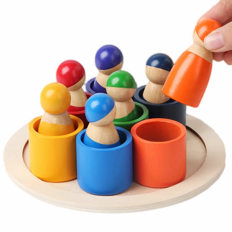 Stackjoy | Creatief Leren En Bouwen - Houten Stapelspel