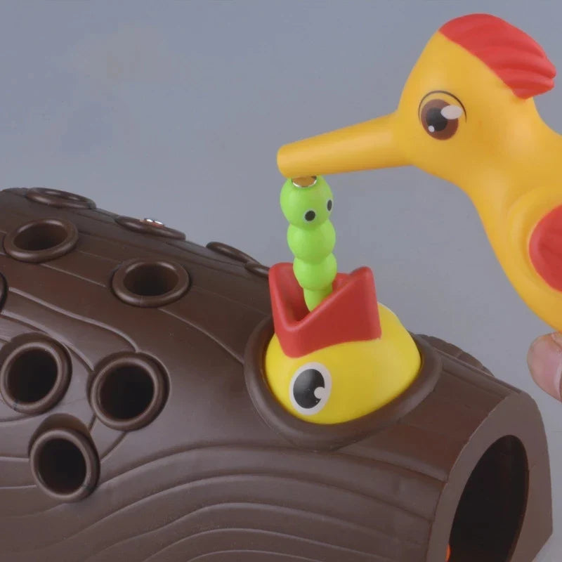 Tweezerpeck | Vang En Voed De Specht - Magnetisch Speelgoed