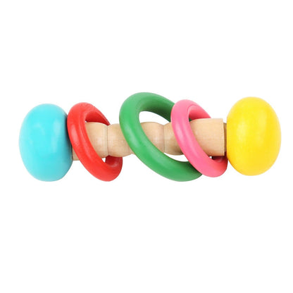 Rattlejoy | Stimuleer Zintuigen En Grip - Montessori Houten Rammelaars