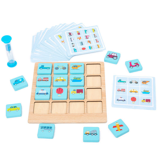 Memorymaze | Train Je Geheugen Spelenderwijs - Educatief Houten Puzzelbord