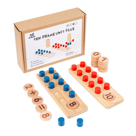 Numoboard | Cijfers Ontdekken Door Spel - Houten Telbord