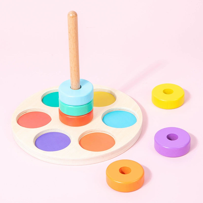Stackjoy | Kleurrijk Leren Stapelen - Stapelspeelgoed