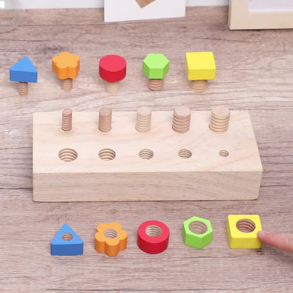 PuzzleBolt | Verbeter motoriek - Fijnmotorisch puzzelbord