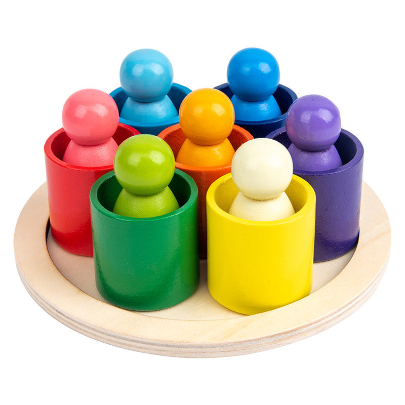 Rainbowbalance | Kleuren En Vormen Ontdekken - Educatieve Stapelblokken