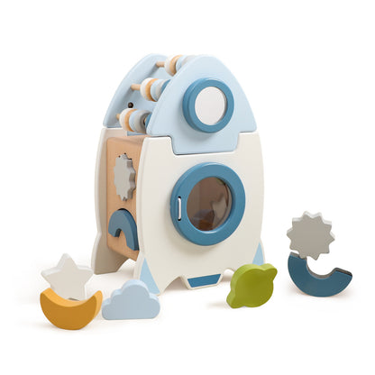 Rocketplay Blocks | Bouw Je Droomraket - Houten Raketset