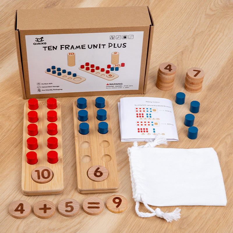 Numoboard | Cijfers Ontdekken Door Spel - Houten Telbord