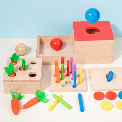 Houten Sorteerbox | Spelen, sorteren en groeien