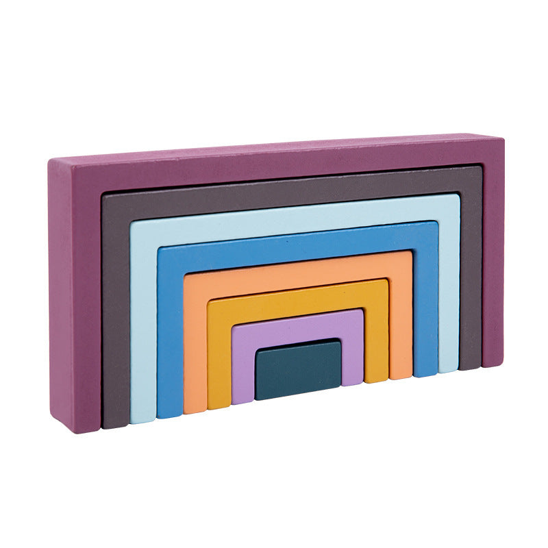 Rainbowbalance | Kleuren En Vormen Ontdekken - Educatieve Stapelblokken
