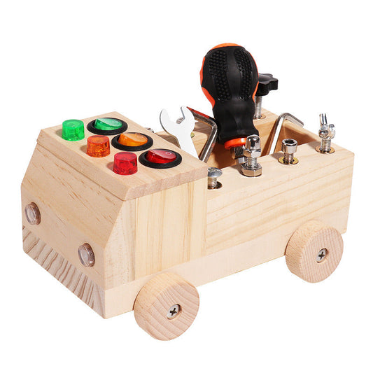 Houten bouwauto | Leerzaam klussen en ontdekken