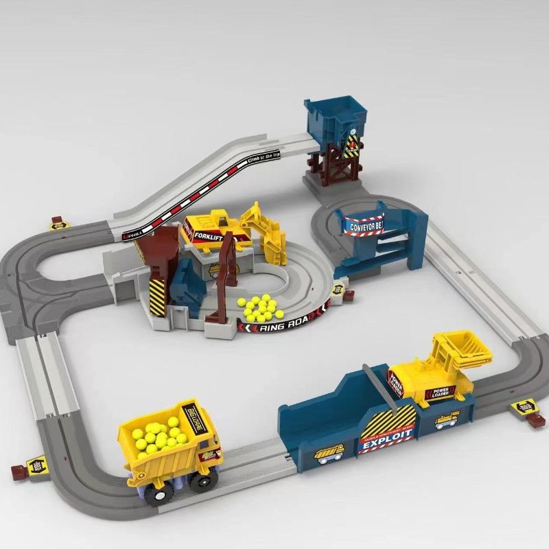 BuildTrack | Werkplaats en rijbaan - Bouwbaan Speelgoed