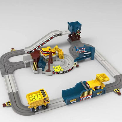 BuildTrack | Werkplaats en rijbaan - Bouwbaan Speelgoed