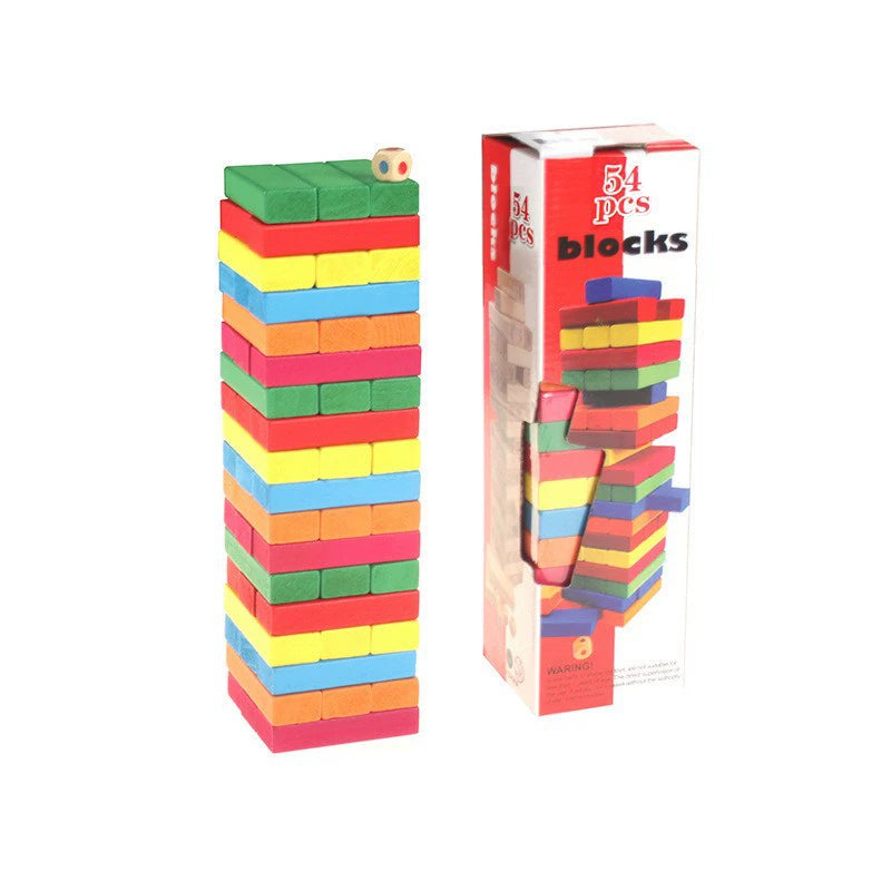 Stackfun | Strategisch Stenen Verwijderen - Houten Toren