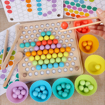 Rainbowsort | Leren Kleuren En Tellen - Houten Sorteerbord