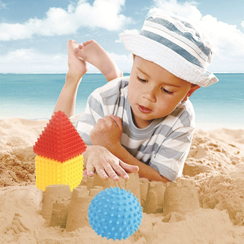 Touchcubes | Zachte Blokken Met Texturen - Baby Speelset