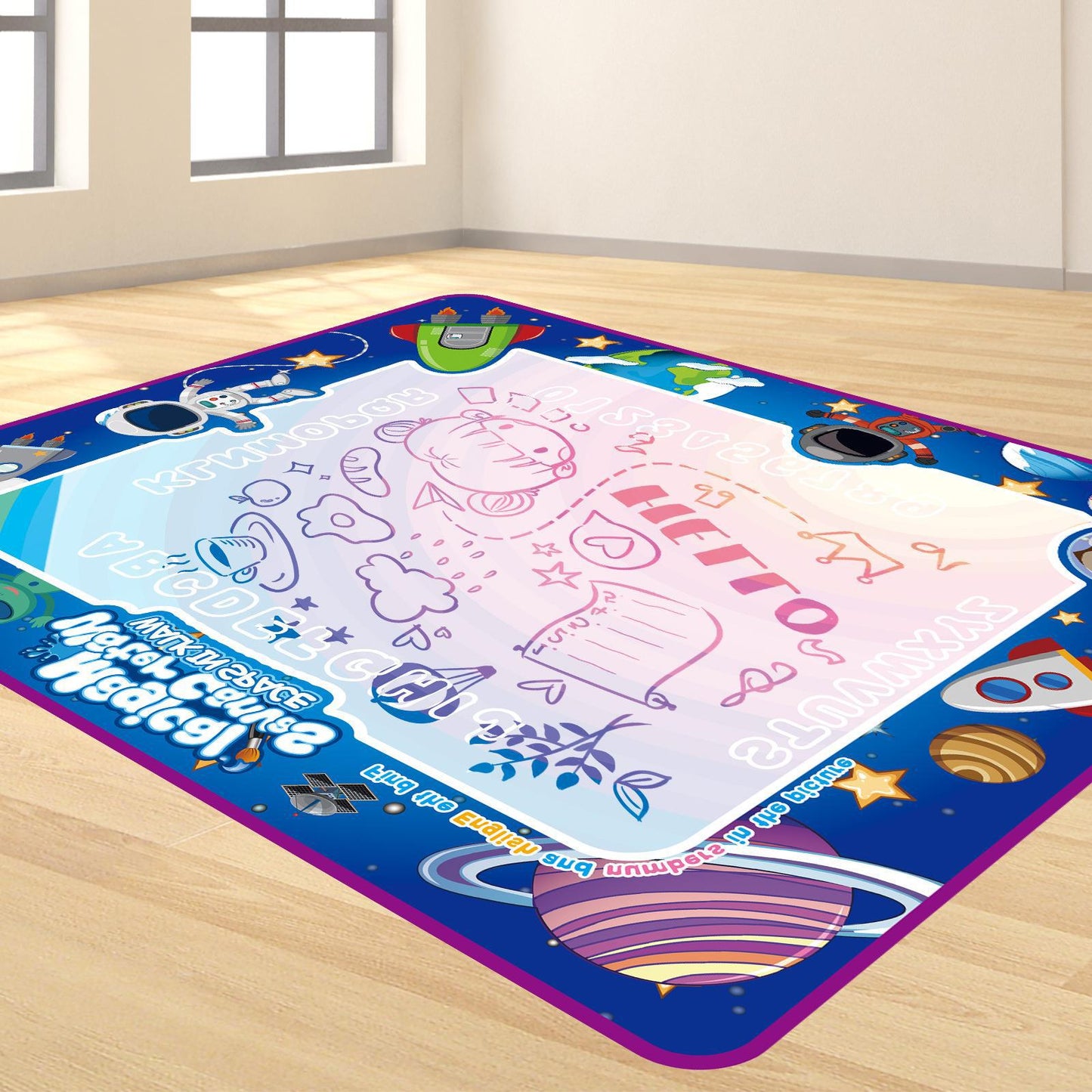 Doodlesplash | Kleur En Wis Eindeloos - Water Schildermat