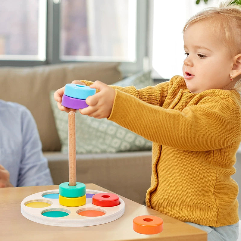 Stackjoy | Kleurrijk Leren Stapelen - Stapelspeelgoed