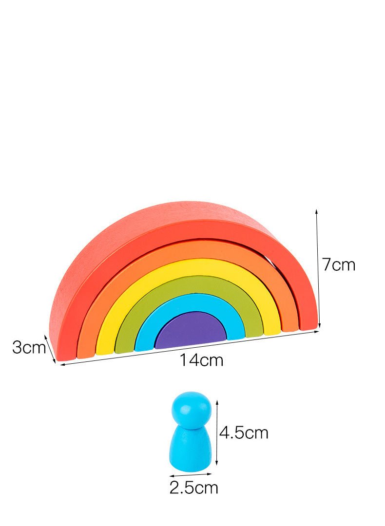Rainbowbalance | Kleuren En Vormen Ontdekken - Educatieve Stapelblokken