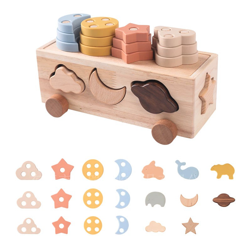 Sortiwood | Educatief Sorteren En Spelen - Houten Sorteerspel