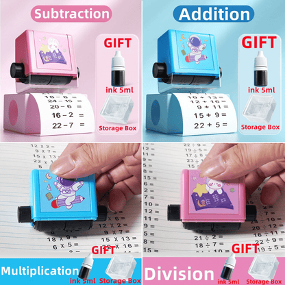 Mathprint | Peels Oefenen Met Rekensommen - Educatieve Rekenstempel