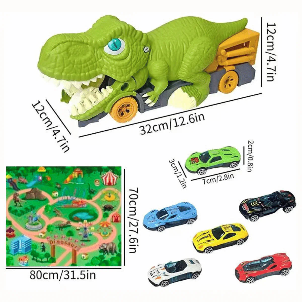 Dinoracer | Rijd Door De Dinosaurustijd - Dinosaurus Auto