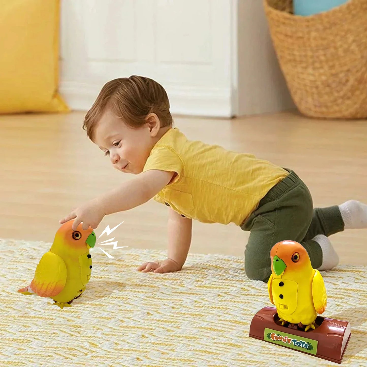 Talkiebird | Praat En Beweegt Mee - Interactieve Papegaai