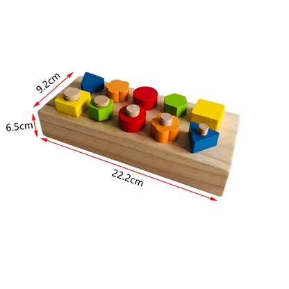 PuzzleBolt | Verbeter motoriek - Fijnmotorisch puzzelbord