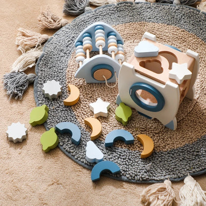 Rocketplay Blocks | Bouw Je Droomraket - Houten Raketset