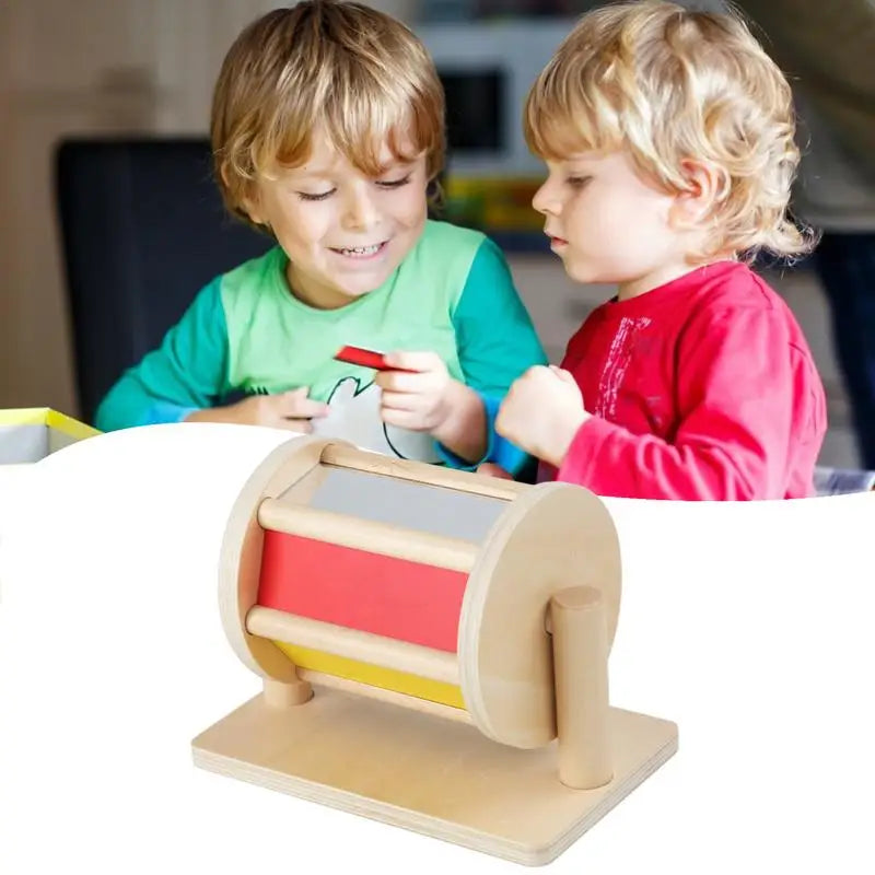 Sensoryroll | Leren Door Rollen En Rammelen - Houten Rammelaar