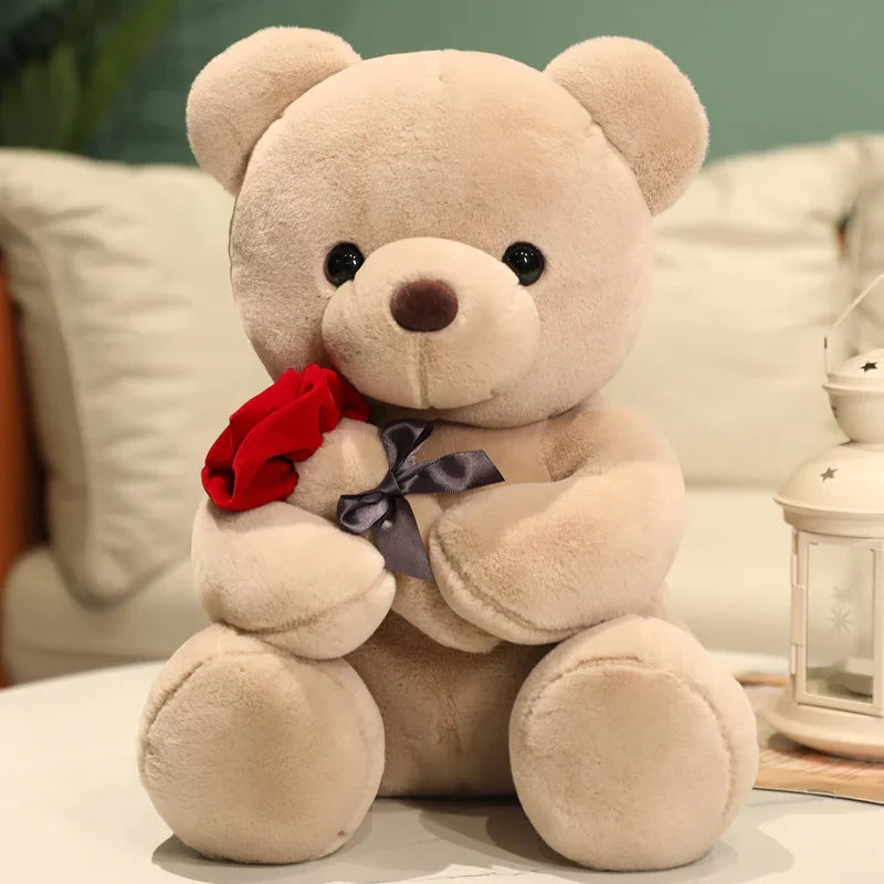 Rosebear | Liefdevol Knuffelplezier Met Rozen - Knuffelbeer