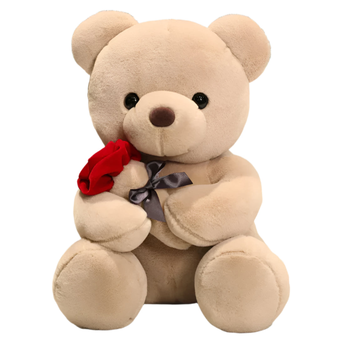 Rosebear | Liefdevol Knuffelplezier Met Rozen - Knuffelbeer