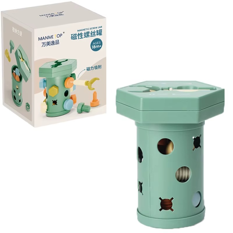 ScrewPlay | Bouw, draai en leer - Montessori schroefspeelgoed