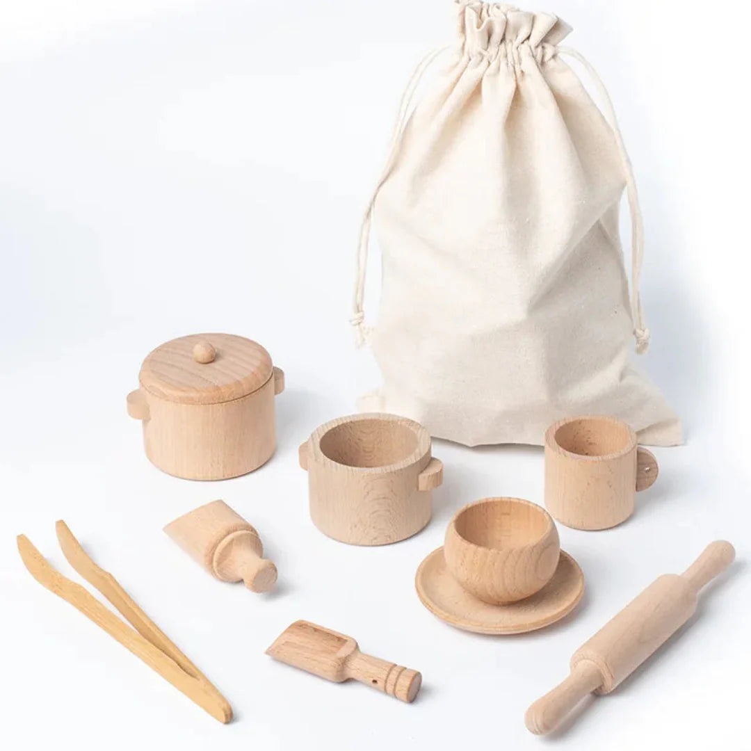 Kitchentots | Fantasievol Koken - Houten Keukenspeelgoed