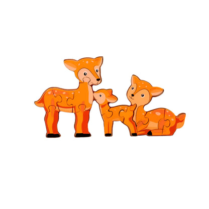 Zoopuzzle | Spelenderwijs Dieren Ontdekken - Houten Puzzel