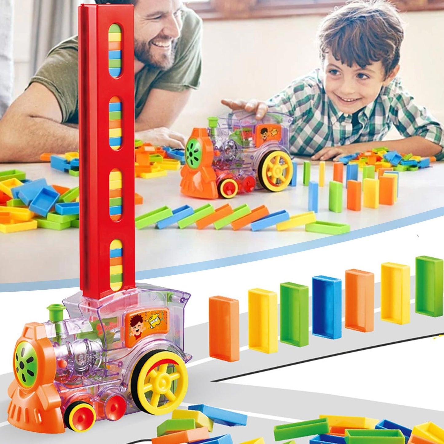 Dominomaster | Bouw Snel Je Dominostellen - Dominotrein