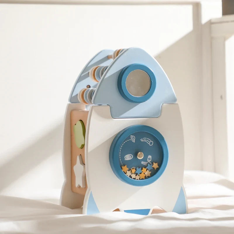 Rocketplay Blocks | Bouw Je Droomraket - Houten Raketset