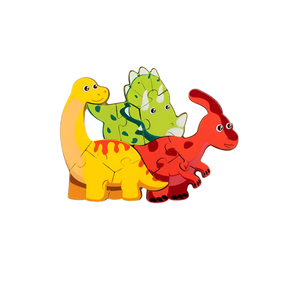 Zoopuzzle | Spelenderwijs Dieren Ontdekken - Houten Puzzel