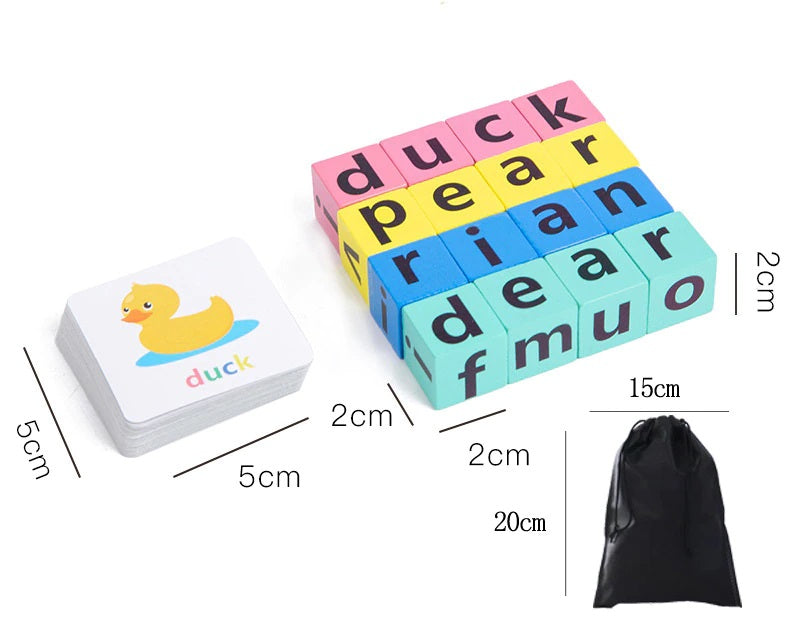 Wordwise | Spelen Met Letters En Kaarten - Houten Letterspel