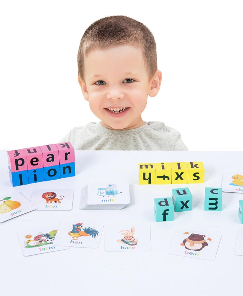 Wordwise | Spelen Met Letters En Kaarten - Houten Letterspel