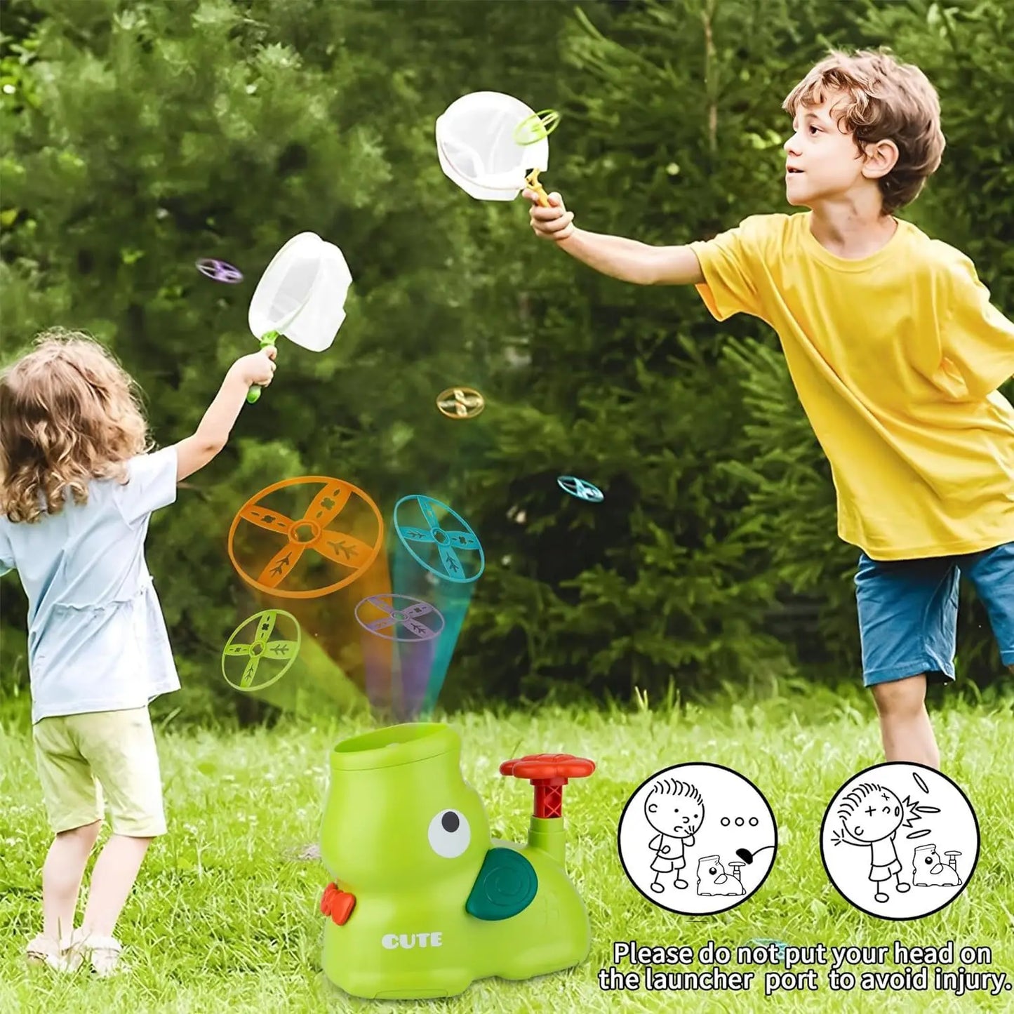 Spinrocket | Luchtig Schietplezier - Schijvenlanceerder
