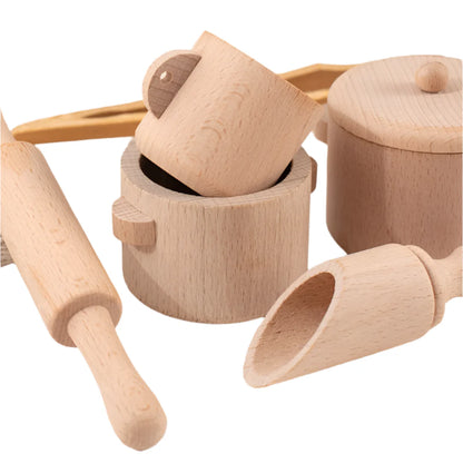 Kitchentots | Fantasievol Koken - Houten Keukenspeelgoed
