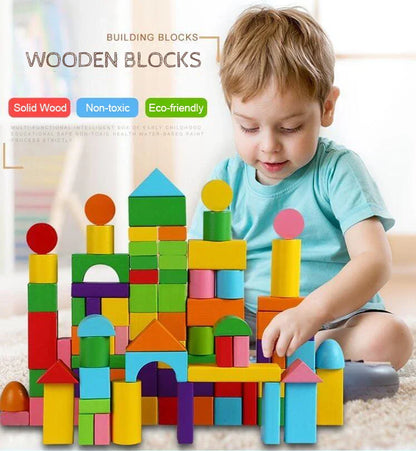 Woodentowers | Bouw Eindeloos Met Fantasie - Houten Blokkenset