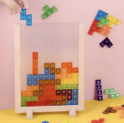 Stack & Solve | Leer Bouwen En Oplossen - Educatief Bouwblokken Set